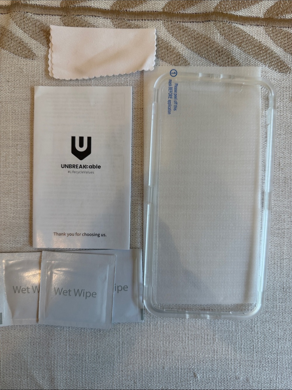 UNBREAKcable Tempered Glass Screen Protector- iPhone XS Max / iPhone 11 Pro Max